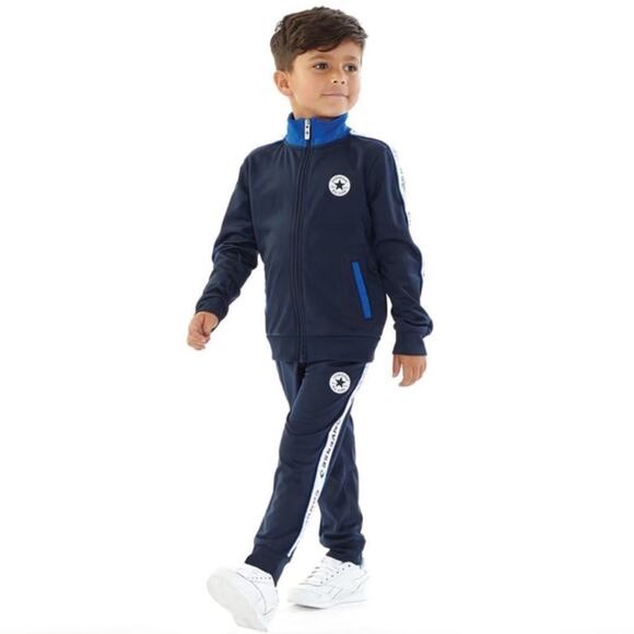 Converse Chuck Taylor Boys Track Suit BluE SIZE 2T - Picture 1 of 2